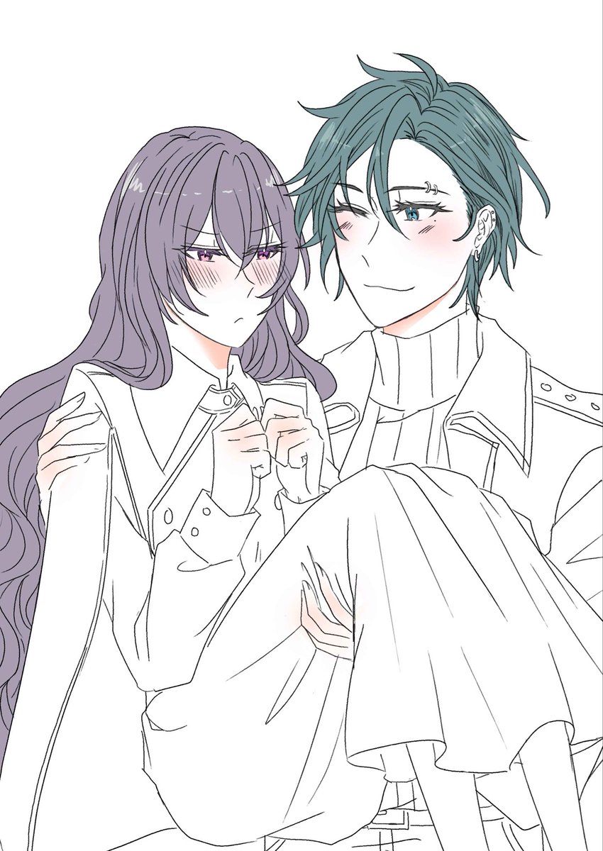 ukanomiyaki's tweet photo. [oc | yuri ] asahi/utsumi
my fluffy married couple who adopted a child together (a full grown adult older than both of them)

🎨 @/nebula2O09 (coparent) https://t.co/4FRlJVEzuP