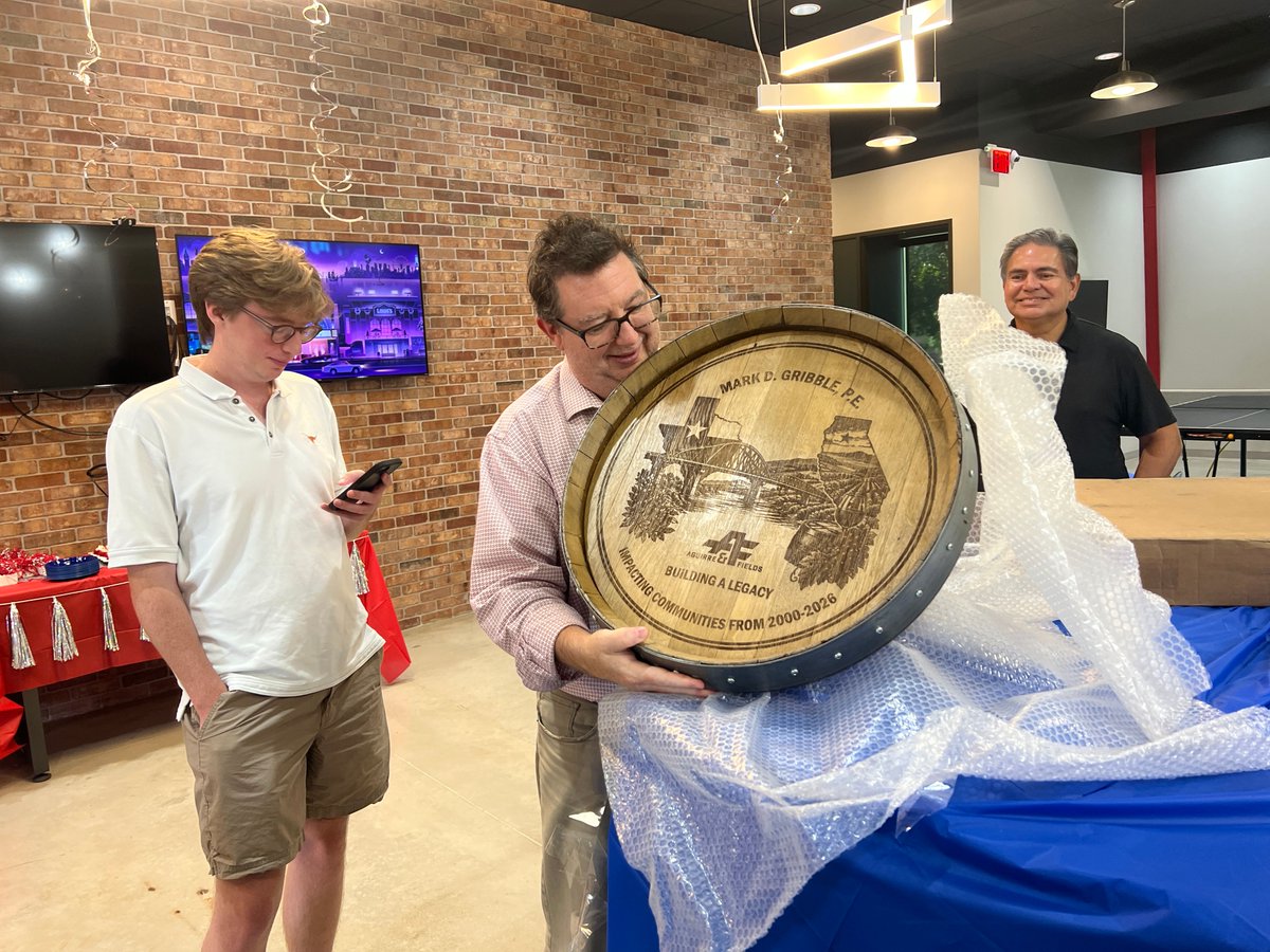 AguirreFields's tweet photo. What better way to celebrate Mark's retirement than by sharing a meal filled with stories, laughter, and gifts? From all of us at Aguirre &amp; Fields, thank you for 26 years of service. We wish you well as you embark on your next adventure! https://t.co/nb6Fcoln9I