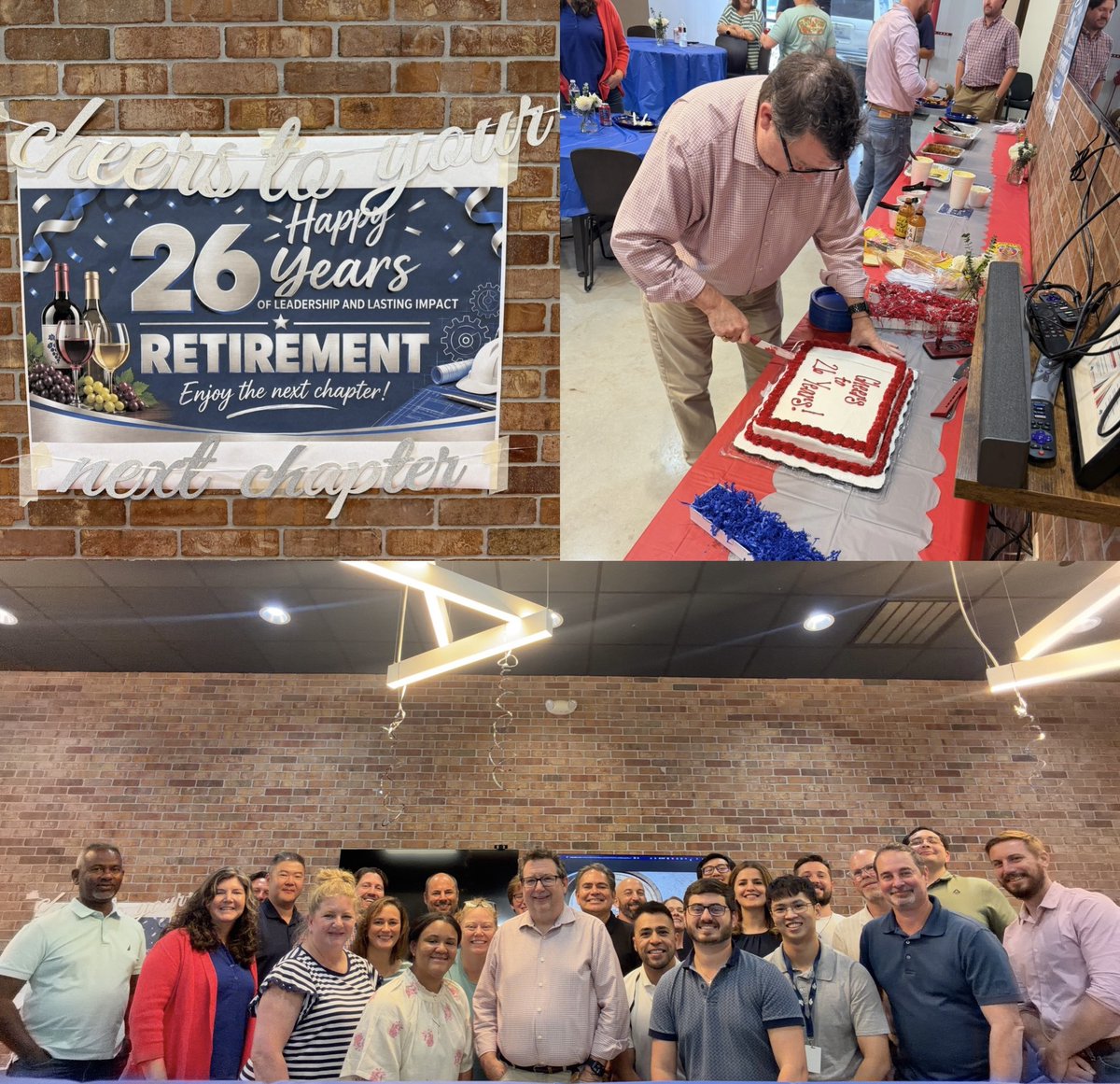 AguirreFields's tweet photo. What better way to celebrate Mark's retirement than by sharing a meal filled with stories, laughter, and gifts? From all of us at Aguirre &amp; Fields, thank you for 26 years of service. We wish you well as you embark on your next adventure! https://t.co/nb6Fcoln9I
