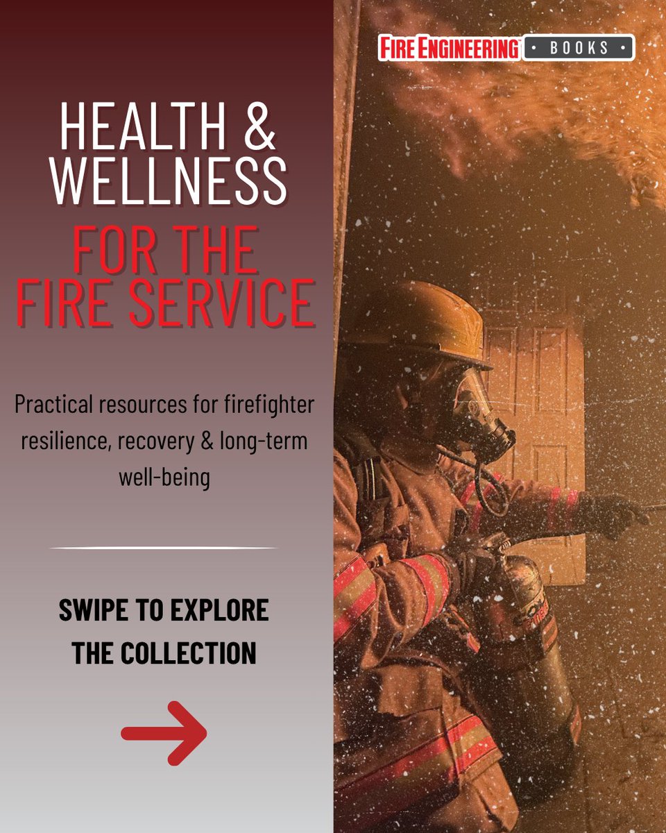 FireBooks's tweet photo. Your health is the most important tool on the rig. 🚒❤️ 

From mental wellness and PTSD to physical fitness and firefighter marriages, our Health &amp; Wellness collection covers every side of staying strong — on duty and off. 

🔗 Shop the full collection: https://t.co/A0fPCCM6HR https://t.co/xitf1xiEcT