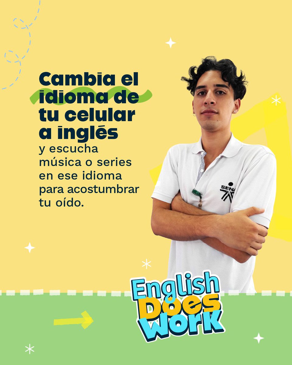 SENAMagdalena_'s tweet photo. ¿Quieres aprender inglés, pero no sabes por dónde empezar? 👀

Más que memorizar palabras, necesitas crear hábitos que te ayuden a practicar todos los días🗣️✨. Inicia tu proceso formativo con el SENA, inscríbete en 👉 https://t.co/lpOJ05PrrR ✅ #EstudiaEnElSENA https://t.co/ZaRv71AQoy