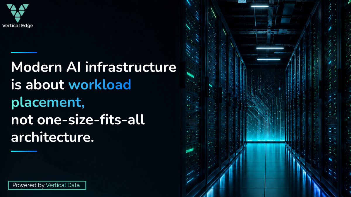 verticaledgedc's tweet photo. Every AI workload doesn't need the same infrastructure.

Some require large centralized clusters.

Others perform best closer to users, devices, or operations.

The challenge isn't choosing cloud or edge.

It's placing each workload where it creates the most value.

Explore deployment strategies →  https://t.co/kNBJDIcQ3c 

#EnterpriseAI #EdgeAI
