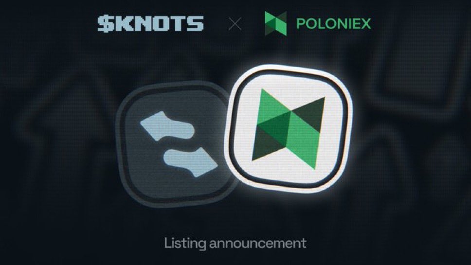 STORMX65X's tweet photo. $KNOTS IS LIVE ON POLONIEX! 🚀

Another major milestone secured. The exposure just got bigger, and we’re here for the full run. 

$KNOTS #Stonks 

@KnotsOnStonk https://t.co/APFC8QjqQ1