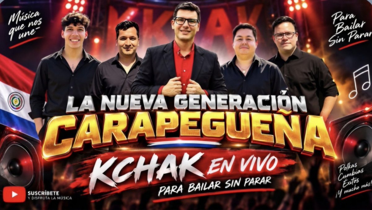 Matute98Benitez's tweet photo. La Nueva Generación Carapegueña

ya disponible en el canal de youtube kchak para Bailar sin parar 💻

integrantes

 Roque Benitez  Alexis Duarte   

Gustavo Cardozo  

Wilson Amarilla  Derlis Marin 

contratos: 0991-364-330 (Roque Benitez)📱☎️ https://t.co/vdjw7dOsg7