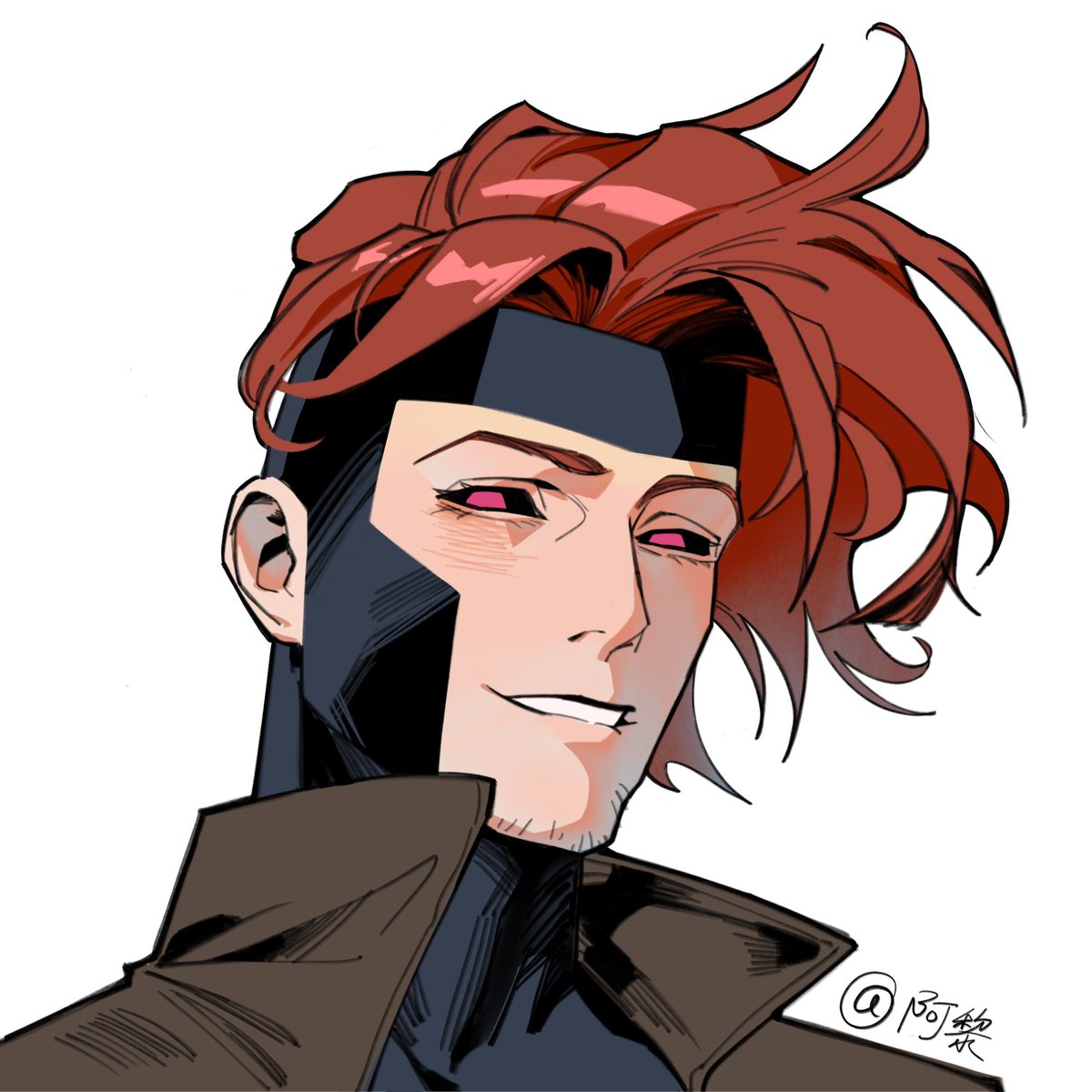 allie_lynee's tweet photo. i love his hair #gambit #xmen https://t.co/C7gdGWFpSs