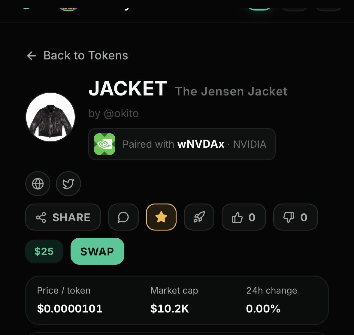 TRXsgt's tweet photo. Do you know you can buy a piece of The Jensen $JACKET on @inkonchain and Earn Nvidia ? Ooh yes you can

Launched 7days ago on @sentrylauncher 

Link:

https://t.co/ROAWV34yL1

0x307418742413700fcabe30db3f8caba61130fc80

@cruelhandeth grab some piece https://t.co/BRcMmiRVBi