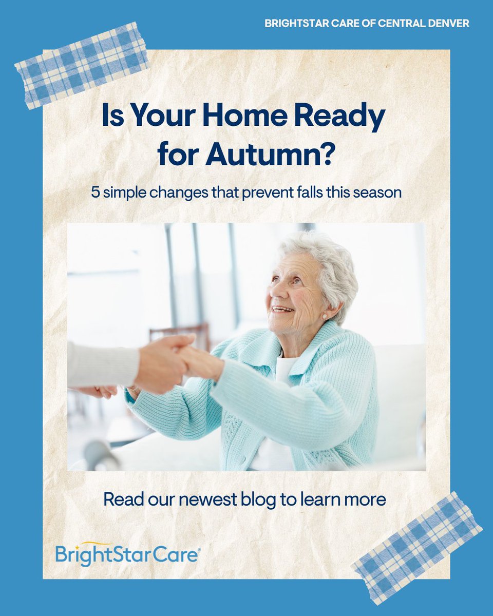 BSCDenver's tweet photo. Falls are the #1 cause of injury for adults over 65, and most happen at home. 🍂

The good news? A few simple changes can make a big difference this season. Think loose rugs, poor lighting, cluttered walkways, things you walk past every... https://t.co/r4sfUdkgim

303.300.6666 https://t.co/ZU5sFowQqg
