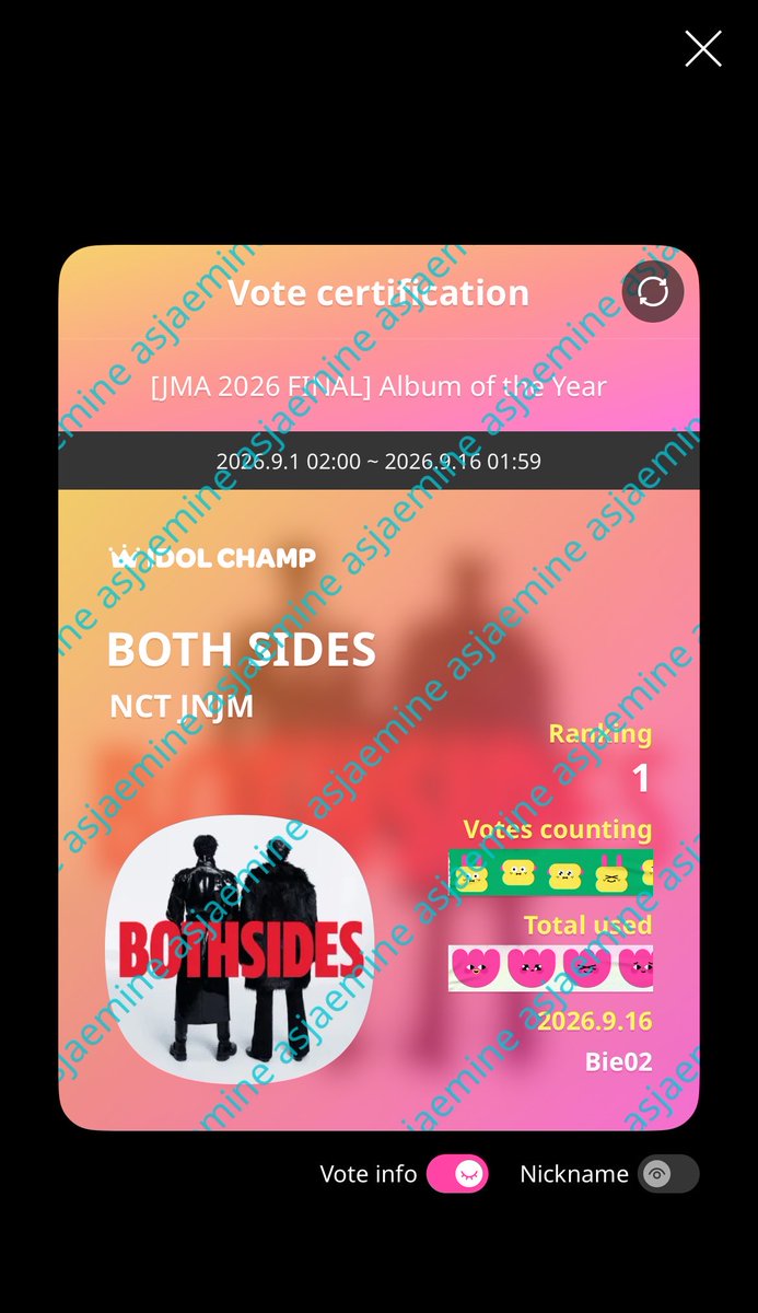 asjaemine's tweet photo. vote for jaemin jeno on JMA
#VoteforNAJAEMIN
#VoteJAEMINOnJMA
#VoteforJNJM #NCTJNJM #BOTHSIDE https://t.co/hzzMIwVoA3
