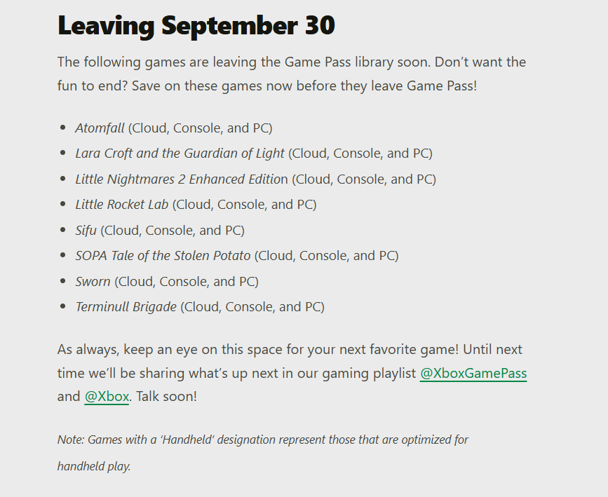 Wario64's tweet photo. Coming to Game Pass https://t.co/qD21dbfcOx

Ultimate:
-Kernel Hearts (9/17)
-Well Dweller (9/22)
-Minecraft Dungeons II (9/29)
-Gears of War: E-Day (10/6)

Premium:
-RuneScape: Dragonwilds (today)
-Marvel Cosmic Invasion (9/16)
-Planet of Lana II (9/16)
-Routine (9/16)
-Ultimate Sheep Raccoon (9/16)
-Ninja Gaiden 4 (9/17)
-Dune: Awakening (9/22)
-Mad King Redemption (9/23)
-Call of Duty: Black Ops 6 (9/25)
-Keeper (10/2)