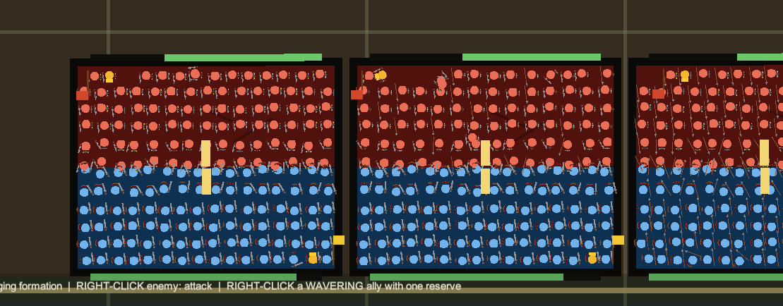 WarpedLander's tweet photo. Working on making the soldiers fight in multiple directions at the same time. https://t.co/TNXJISGbiS