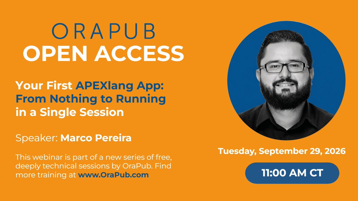 OraPubInc tweet picture