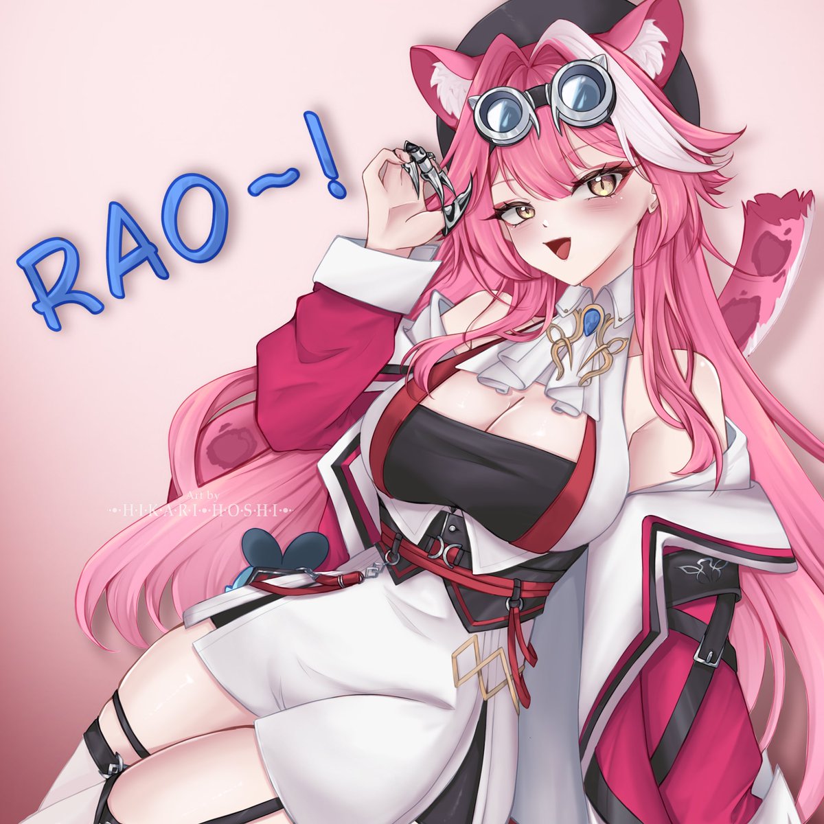 HoshiOujo's tweet photo. Raaaaao~!
Took me a while but I loved drawing Raora, I need to do it more!

No seriamente fatemi disegnare la gattona ewe

#RaorArt https://t.co/x9jL1kw37n