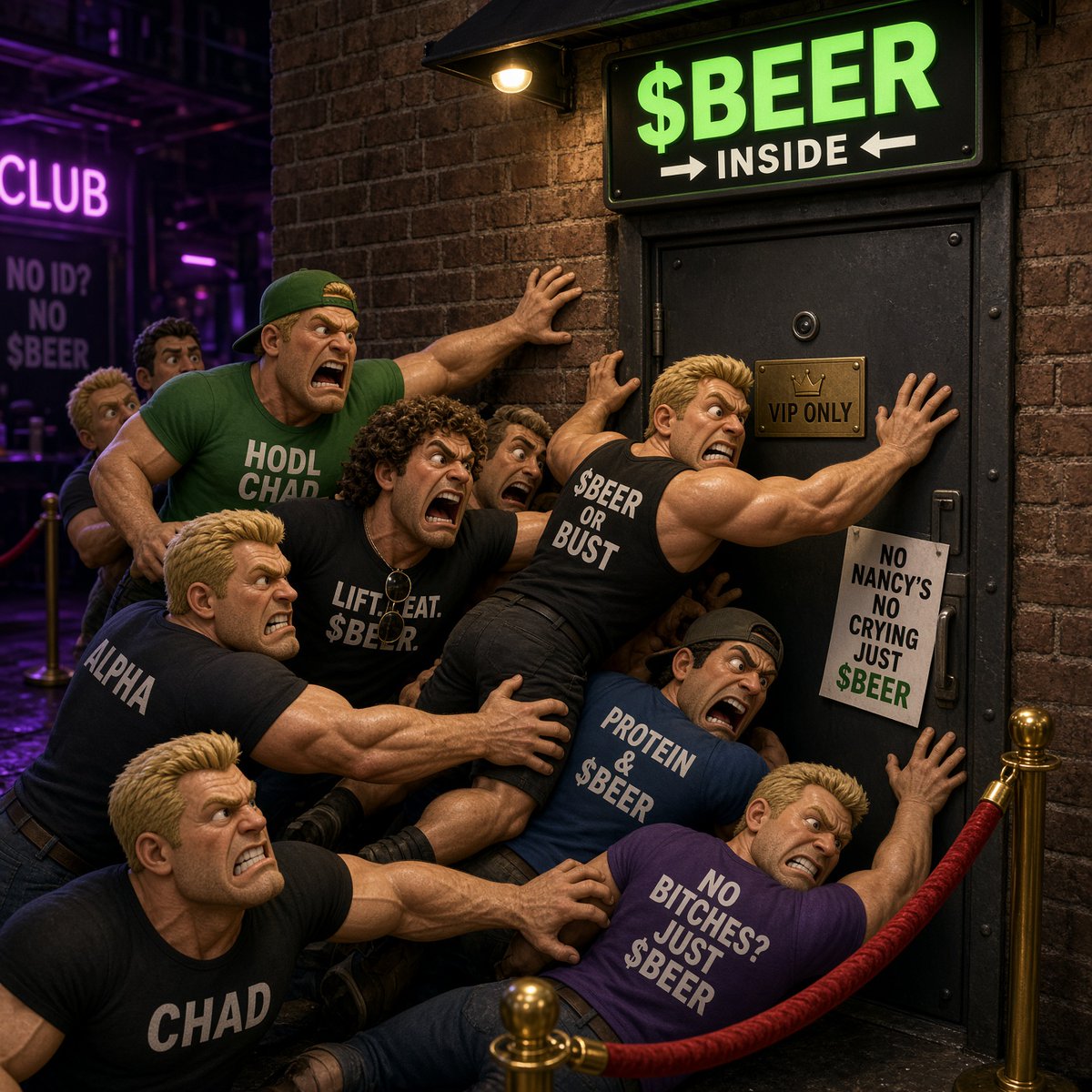 BeerOnRobinHood's tweet photo. We're starting the Thursday with some great incentives, get a FREE rare $BEER on RobinHood NFT in 3D sent to your wallet if you⬇️

🍺 Sweep 4 @BeerOnRobinHood NFTs in 3D on @opensea.
➡️https://t.co/Ee6d05OHCP

🪙 Purchase 400,000 $BEER tokens on @AGNTSOCIAL.
➡️https://t.co/8Aqsk4Zmrl

We've got 15 rare NFTs (from the upgrade shop) to giveaway for this campaign. First come, first serve.