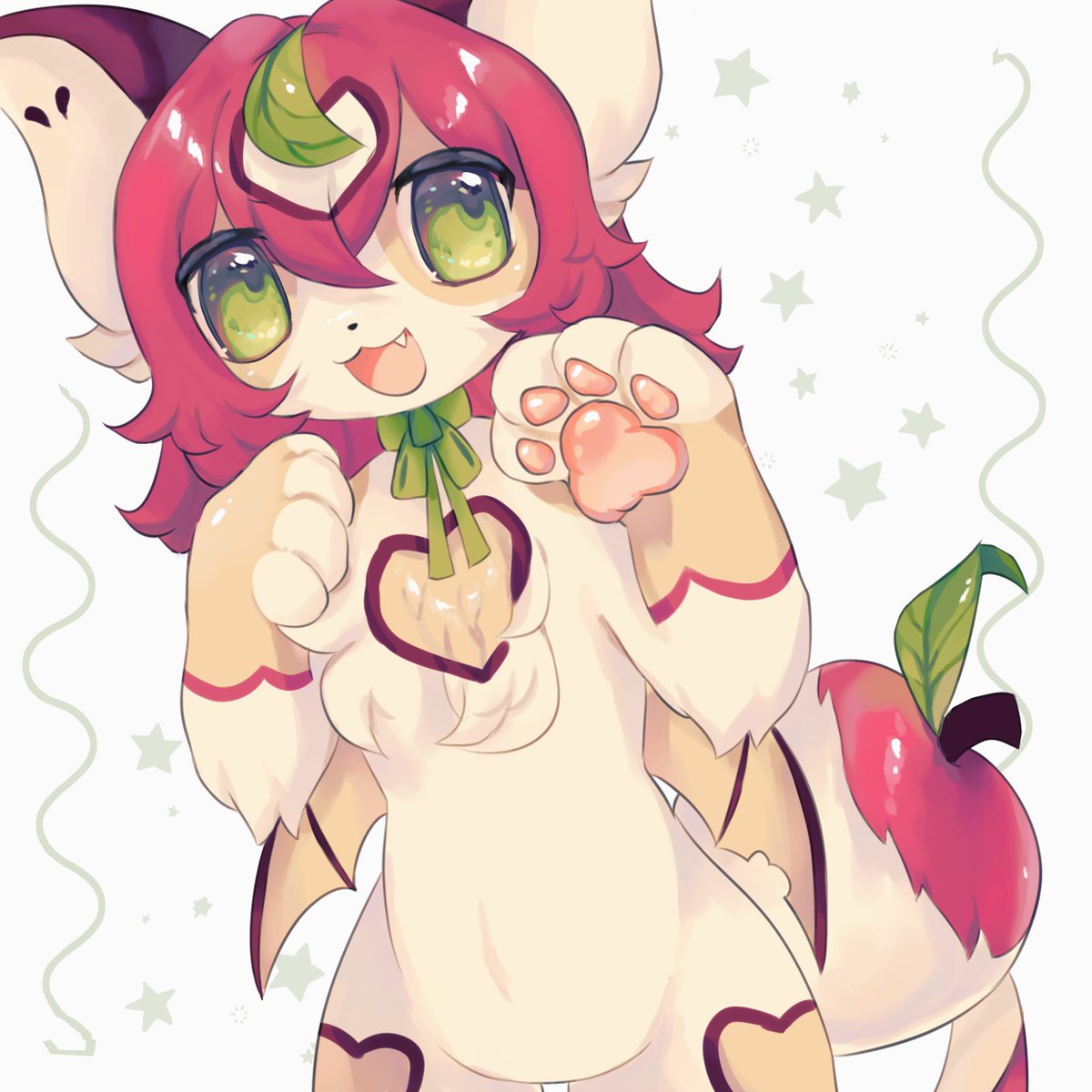 deeragons's tweet photo. Apple critter 🍎 https://t.co/eS4Sh8Ook7