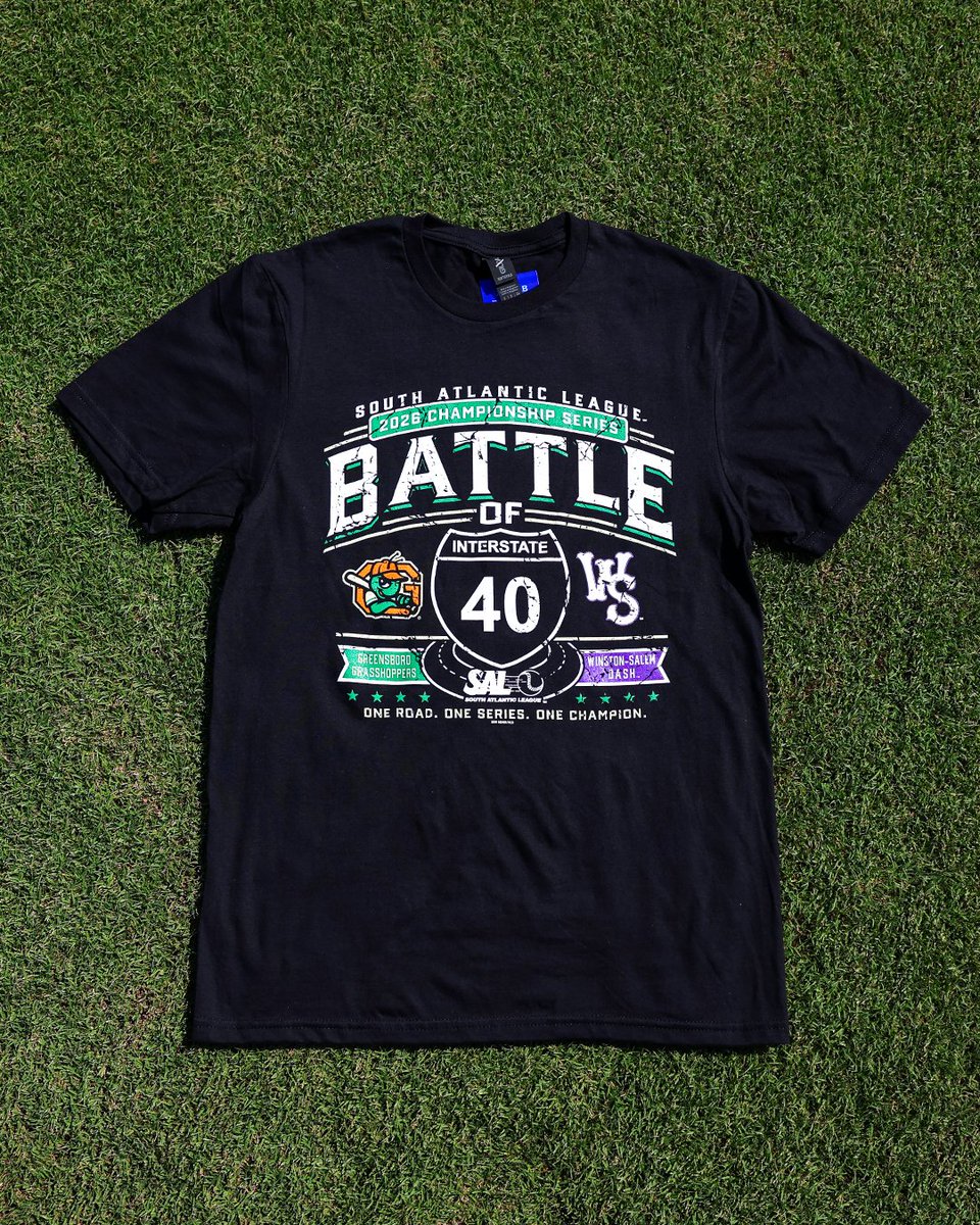 GSOHoppers's tweet photo. Your SAL Championship merch is HERE! 🏆⚾️ Get yours today!

🛒 https://t.co/qVXYKzTvtN https://t.co/yUqNyZ0iqu