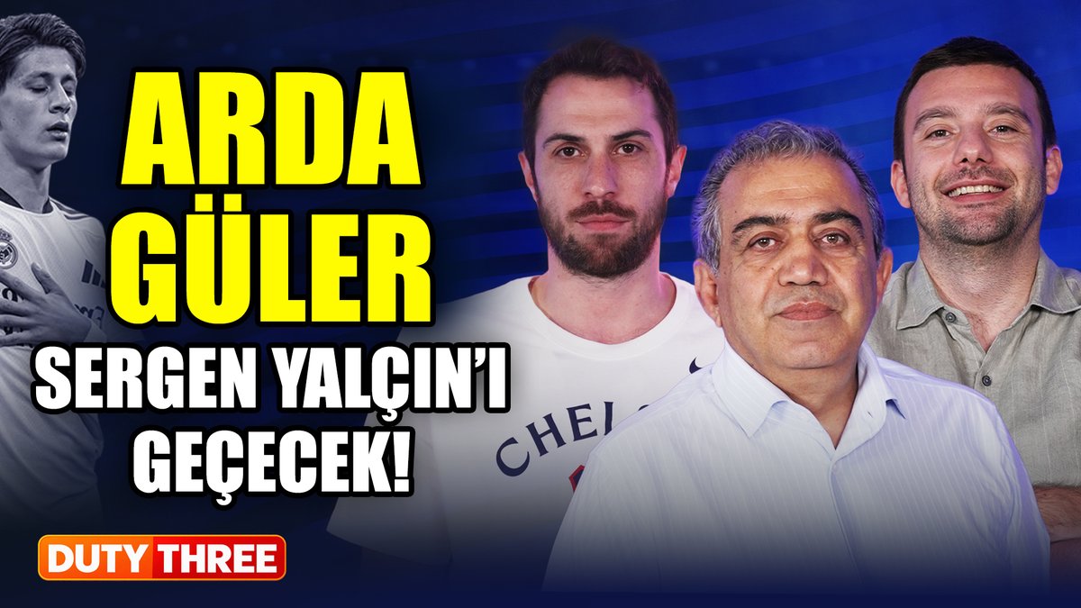 rafinetvspor's tweet photo. 📢 Duty Three yayında! 

🎙️ @KorayGok &amp; @dorukeskin &amp; @timblnt 

🦅 Beşiktaş’ın Marsilya sınavı
🌟 Real Madrid’de Arda Güler çağı
⚡️ İngiltere’ye Acun Ilıcalı damgası

📱 İzlemek için: https://t.co/gGoizm3JPf https://t.co/ERwYSYkyDc