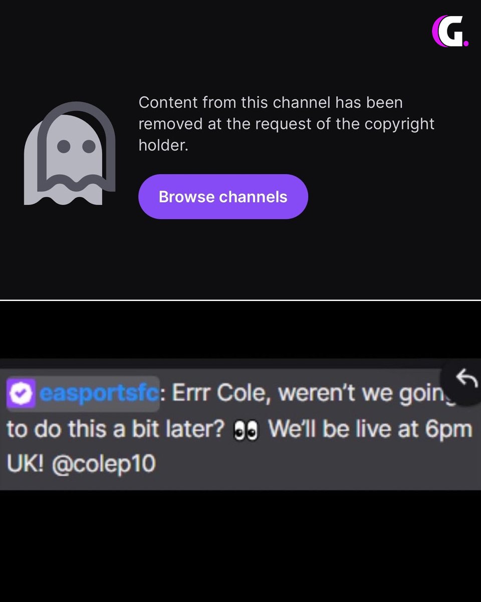 centregoals's tweet photo. 🚨🚨| JUST IN: Cole Palmer has been 𝐁𝐀𝐍𝐍𝐄𝐃 by EA and had his Twitch stream taken down after streaming EA FC 27 before the embargo is lifted at 6PM BST. 😭🎮 https://t.co/AJE96RafCx