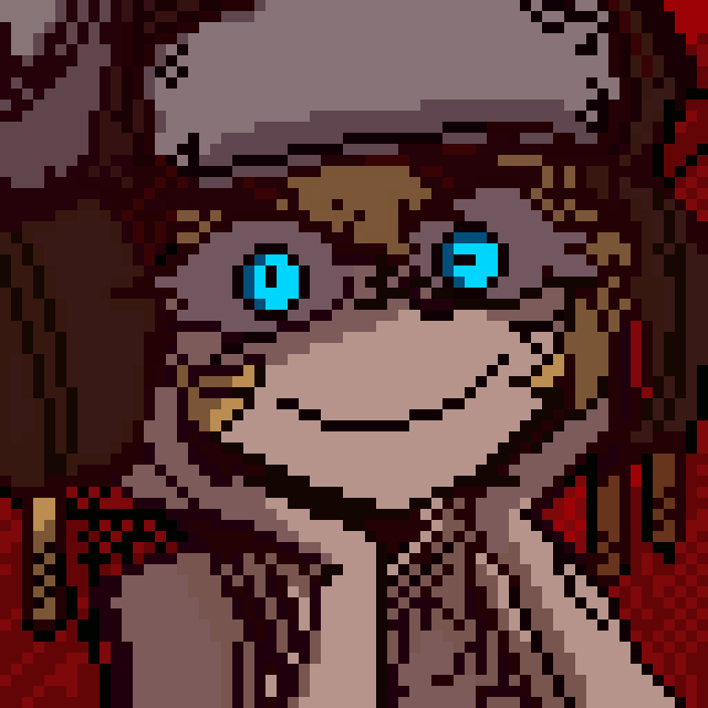 Off_T1me's tweet photo. Hice esto pq el dibujo me pareció shido.
Se que es de un juego pero no se como se llama.
Pdt: Créditos al artista original (Segunda Imagen, no se quien es), yo solo lo pase a pixel. https://t.co/svFK2srzFf