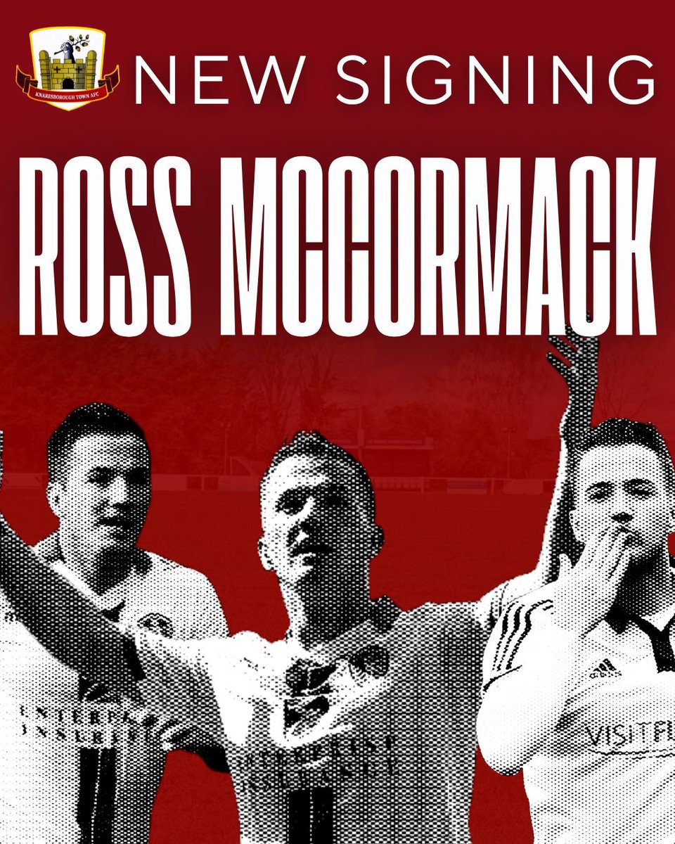 KnaresboroughFC's tweet photo. ✍️ NEW SIGNING | Ross McCormack

We’re delighted to welcome Ross McCormack to Knaresborough Town 👊

The experienced striker joins with an incredible career behind him, having represented Rangers, Leeds United and Aston Villa.

Welcome to the club, Ross! 👊

#StrongerTogether https://t.co/iEewmQZB6Z