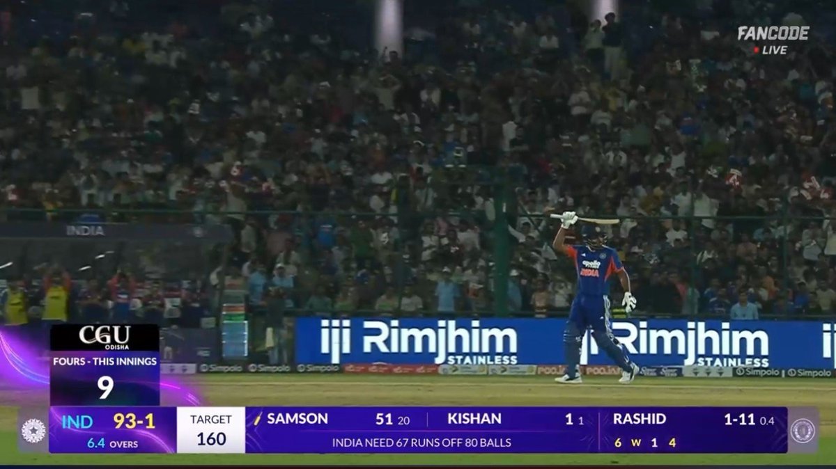 IMManu_14's tweet photo. FIFTY BY SANJU SAMSON JUST 20 BALLS Vs AFGHANISTAN 🥶

- Fifty by Sanju after 5 T20I matches..!! https://t.co/8uARmOgDU8