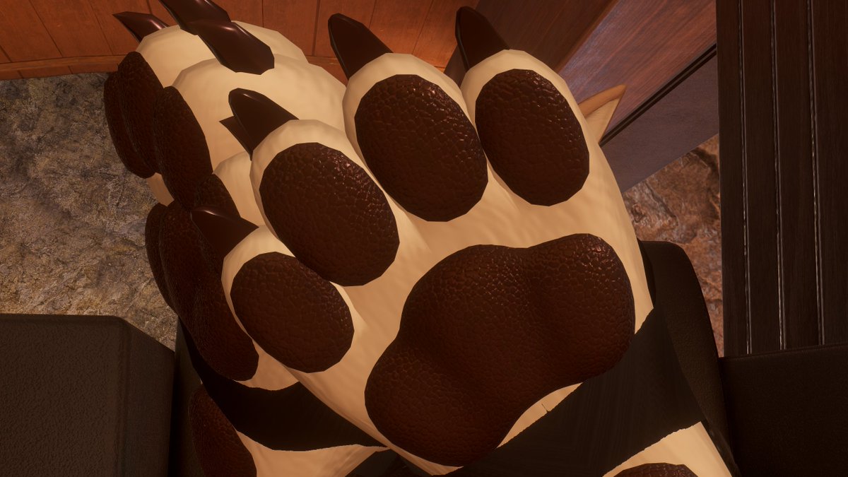 Zestial_Gryphon's tweet photo. Looks like he spotted you looking at his paws and decided to show them off better for you~ 🐾

#feet #paws #vrchat #furry https://t.co/PUeaLGzHa6