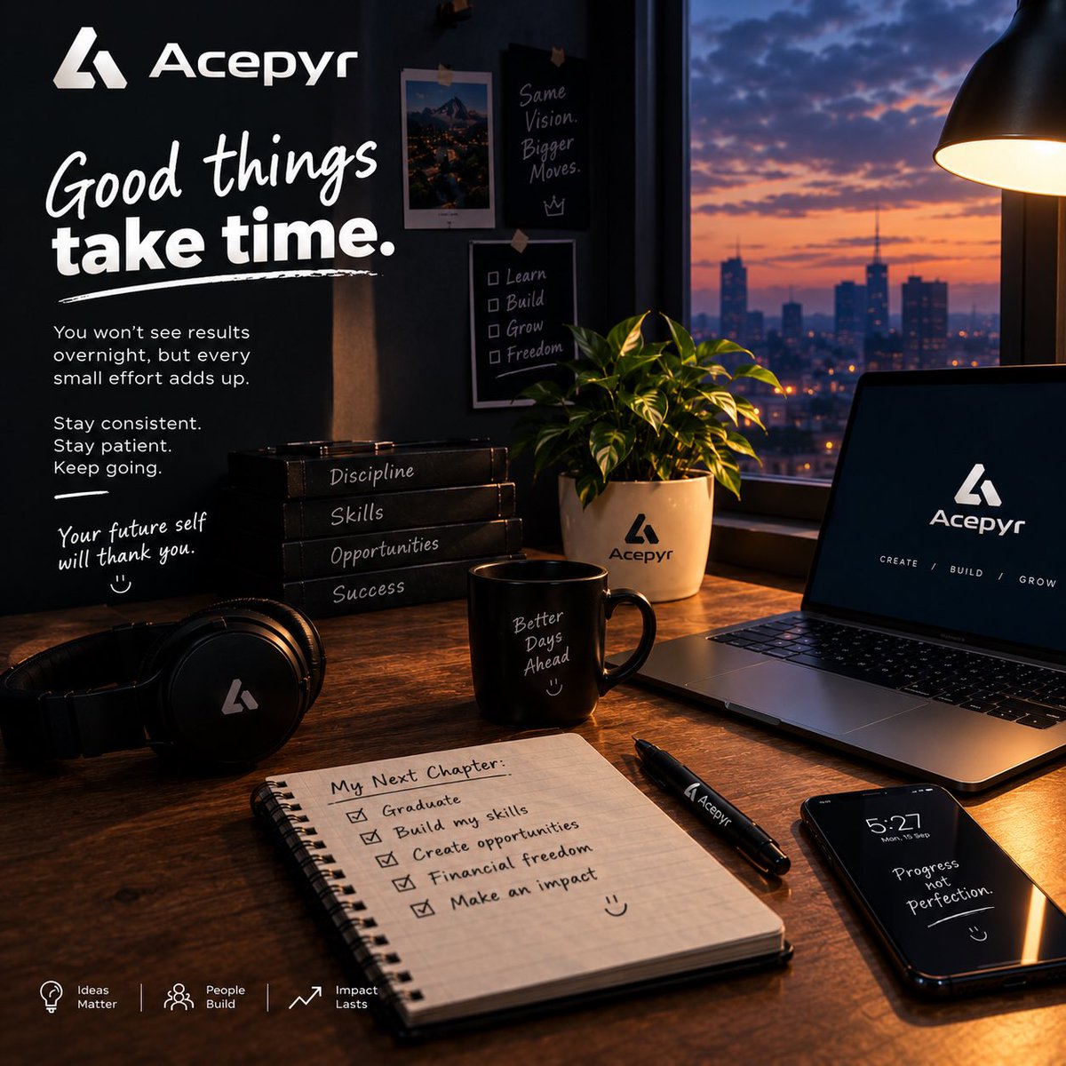 daniel_ebo86552's tweet photo. The difference between dreaming and achieving is action.
Ideas are powerful.
Consistency is transformative.
Keep building, keep learning, and keep showing up.
#Acepyr #Innovation #CreateBuildGrow #FutureReady https://t.co/wSCGXha8lQ