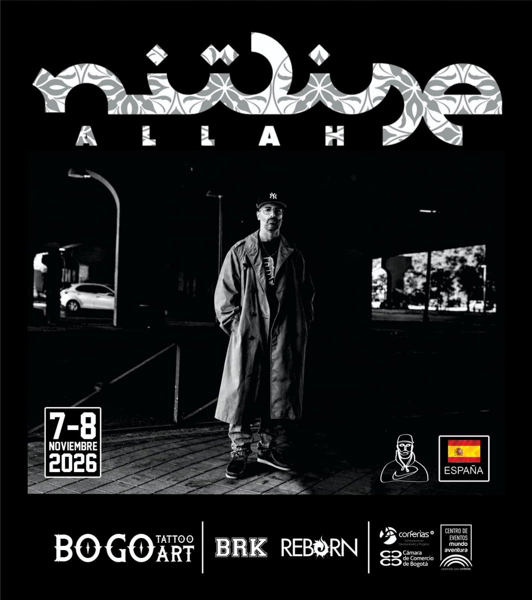 MDEClick's tweet photo. N-Wise Allah Colombia express tour:

30 de Octubre Manizales con @NoRulesGang 
6 de Noviembre Cali 
8 de Noviembre Bogotá https://t.co/3Ib8COoG32