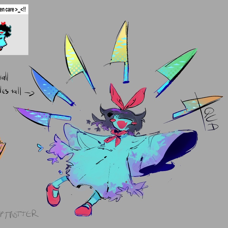 Taxeduptrotter's tweet photo. Aquas
#deltarune https://t.co/mLStnjPEsD