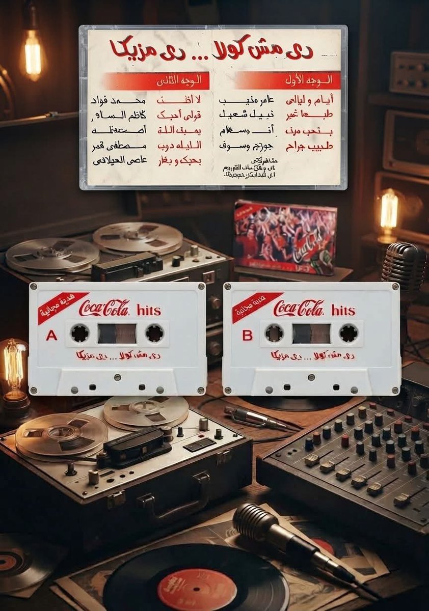 zscofficia's tweet photo. ذكريات مدفونة تحت الأرض شريط كوكاكولا زمان ❤️

حد فاكر الالبوم ده !!! https://t.co/yvMtRVeHhn