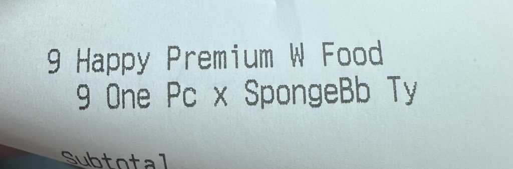 Rhabby_V's tweet photo. Did I just buy 9 one piece SpongeBob happy meal toys so I can open them with my nephews when they get home from school..

Yes. Yes I did. https://t.co/yIpAJCIlxM
