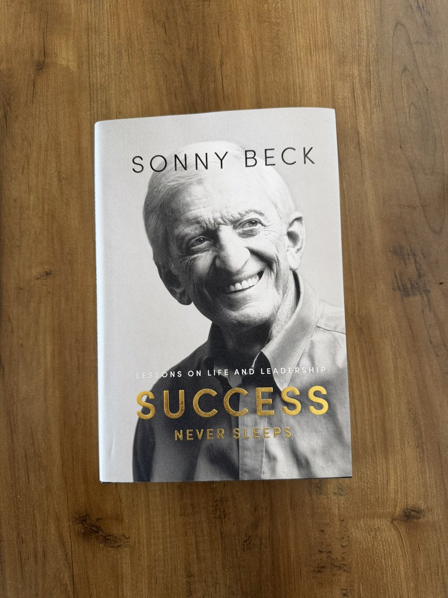 blakeahadley's tweet photo. Got your hands on this yet?

I read a fair amount of books every year. Some I have to force myself to read and others go by too fast. 

Success Never Sleeps went by way too fast. Every chapter challenged my thinking and most had something practical I could take away. 

The chapters on relationships, culture, and the heartbeat of Beck’s are ones I will go back to again and again. 

In the middle of the book, Sonny writes “when you help others succeed, you’ve already won.” That couldn’t be more true. I need reminded of that every day.