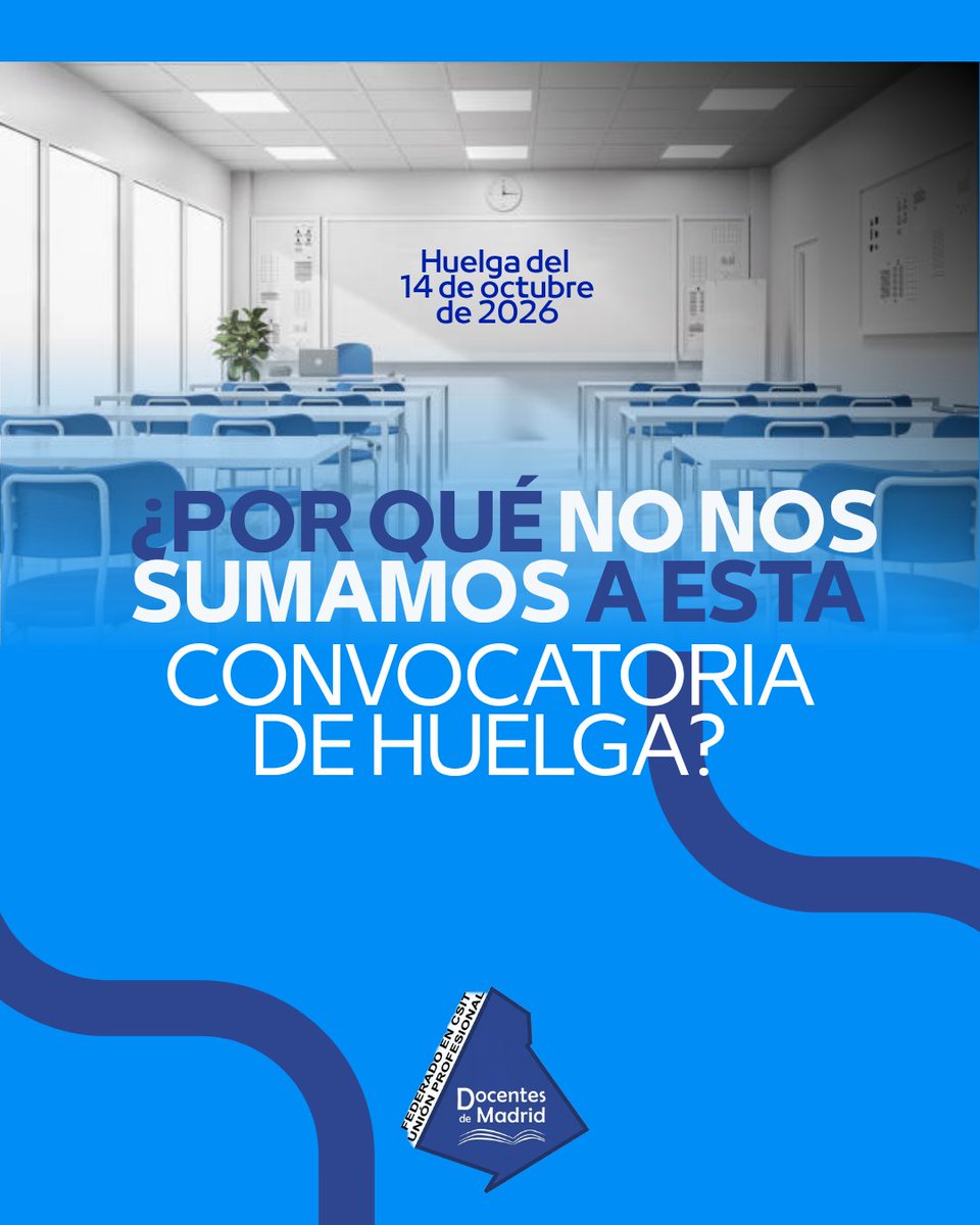 docentes_CSIT's tweet photo. Sobre la Huelga del 14 de Octubre: https://t.co/QGpEtGG4Jv
