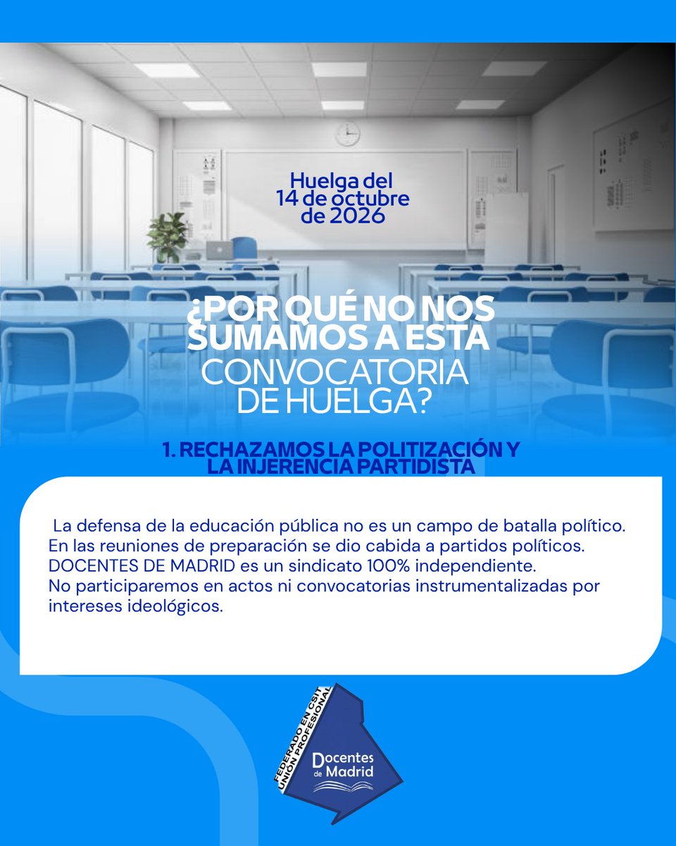 docentes_CSIT's tweet photo. Sobre la Huelga del 14 de Octubre: https://t.co/QGpEtGG4Jv