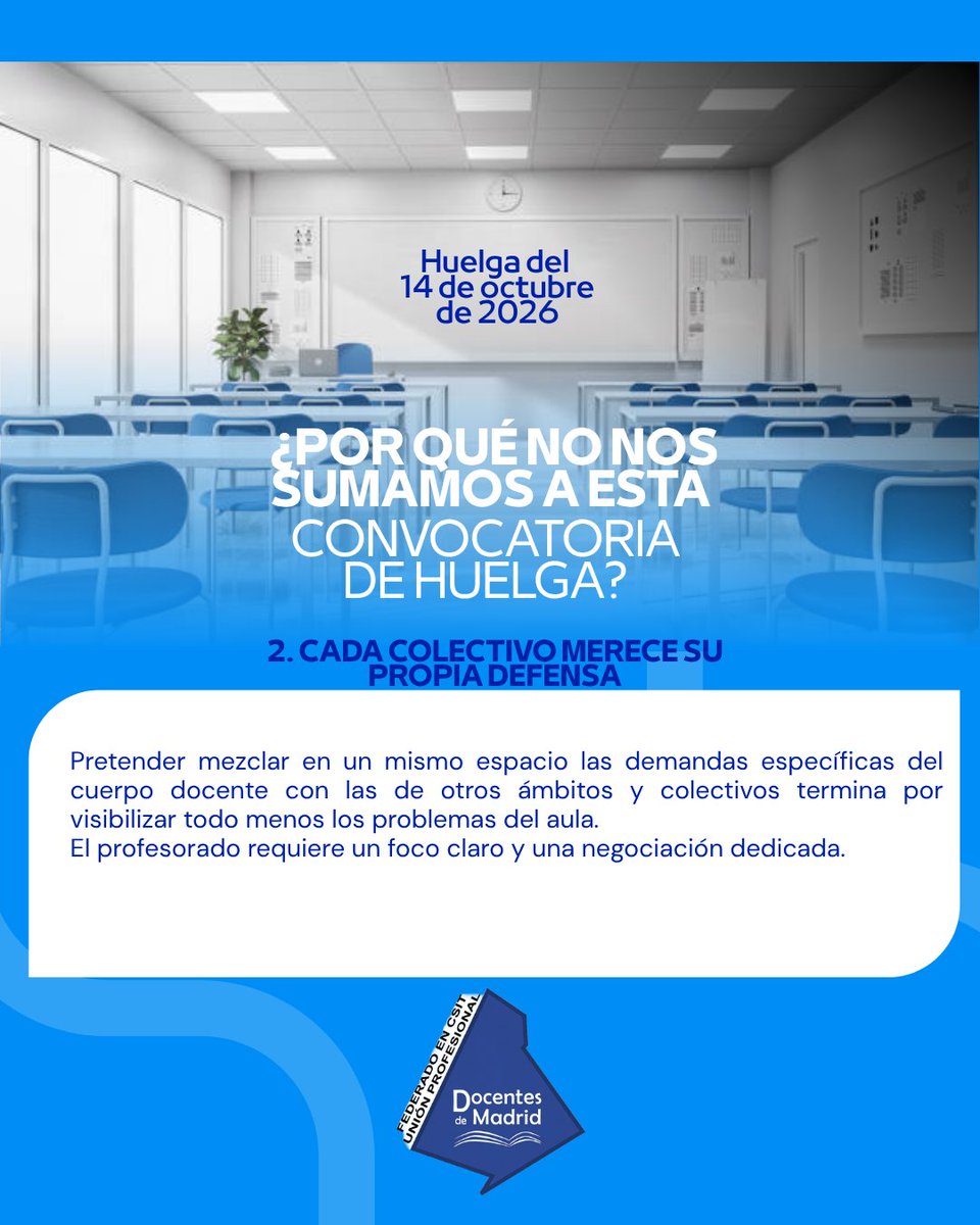 docentes_CSIT's tweet photo. Sobre la Huelga del 14 de Octubre: https://t.co/QGpEtGG4Jv