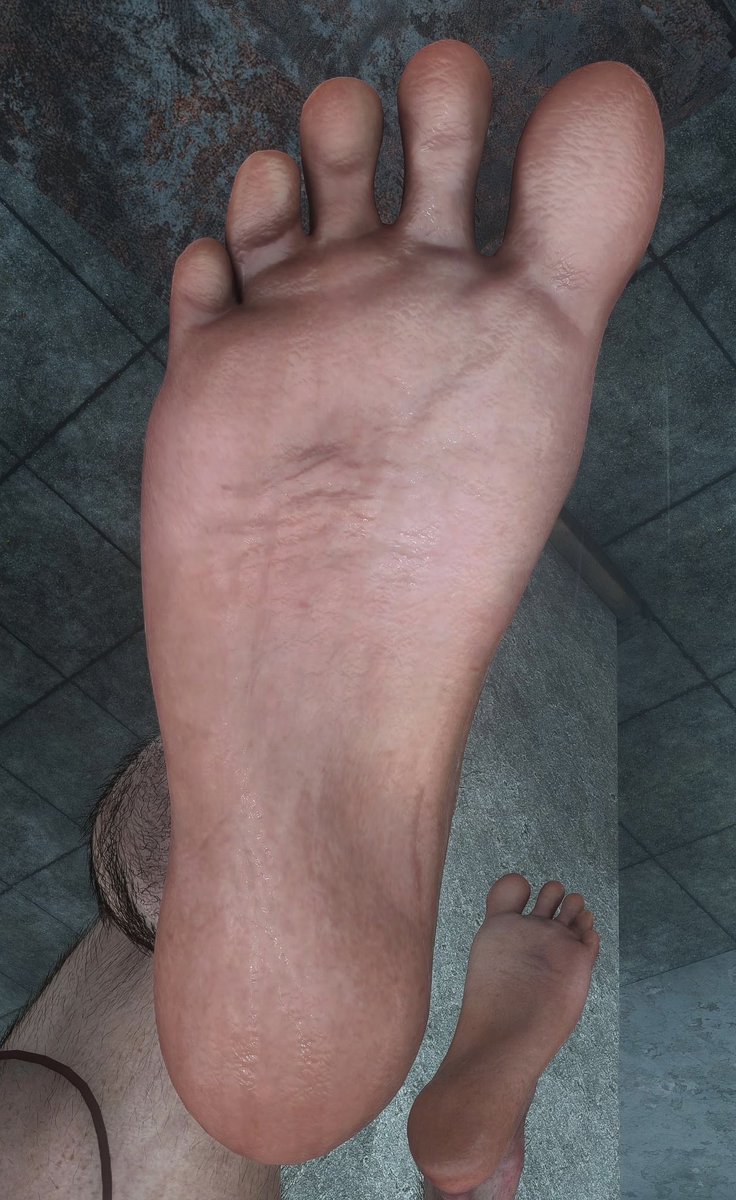 NebsGoodTakes's tweet photo. wolverine’s 4k feet textures on ps5 pro https://t.co/tqk4eoAz8X