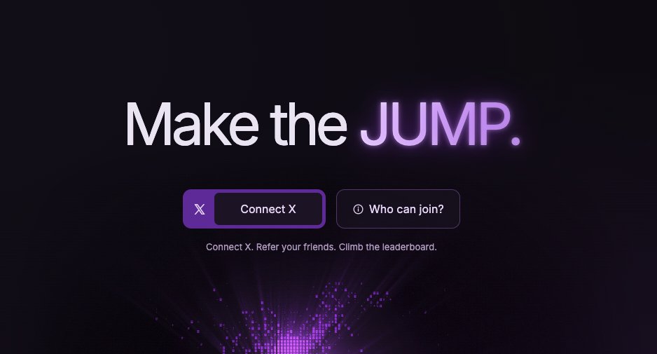 Crypto_Pranjal's tweet photo. Jumper Waitlist is live.

@jumperapp is launching something new soon, most likely a perps trading platform.

You can now join the early access waitlist.

✅ Join here: https://t.co/yDa0GbuvOH

Simply connect your X account to join and optionally, invite your trader friends to move up the list.