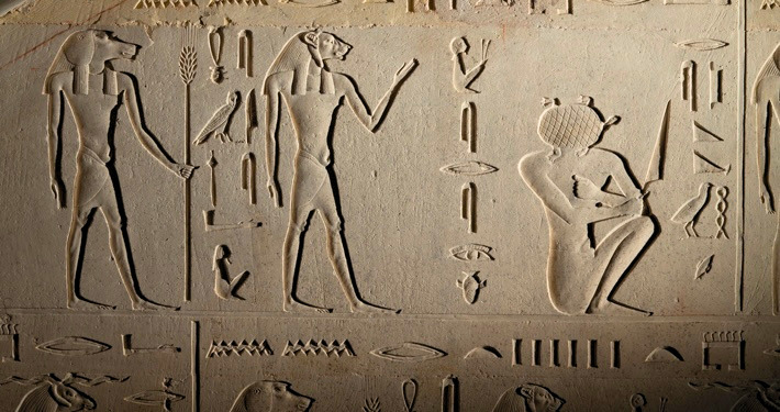 archaeologymag's tweet photo. As one ancient Egyptian general traveled to the underworld, he passed through six gates, each guarded by three demons. Among the gatekeepers: a baboon demon, a lion figure, and a turtle-headed demon named “eater of his own excrement.”

https://t.co/T2CJR4H3gc https://t.co/cyeFASFjSn