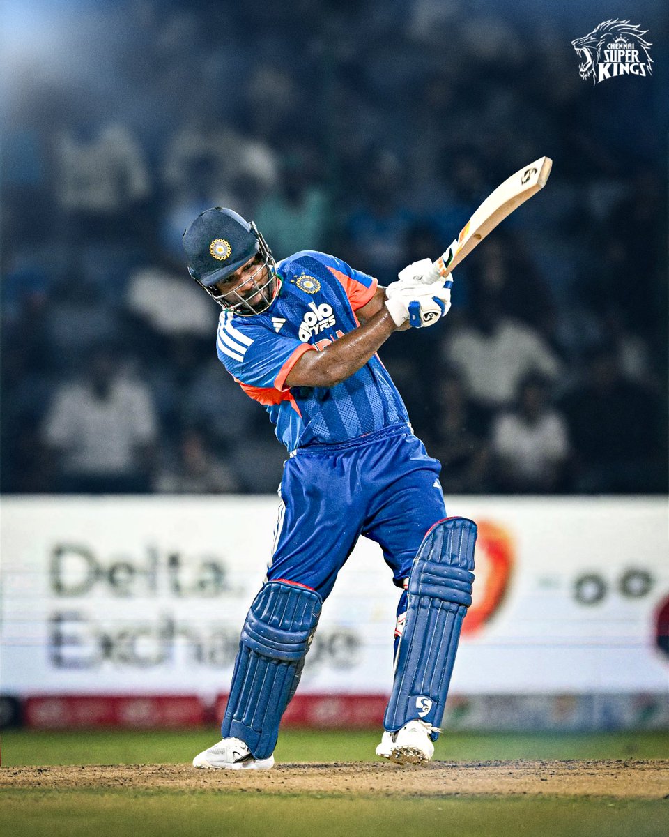ChennaiIPL's tweet photo. 5️⃣7️⃣ (2️⃣2️⃣) 💥💥
Sanju special 🥳 

#WhistlePodu #AFGvIND 
📸 : BCCI https://t.co/tsY7Rpsvuh