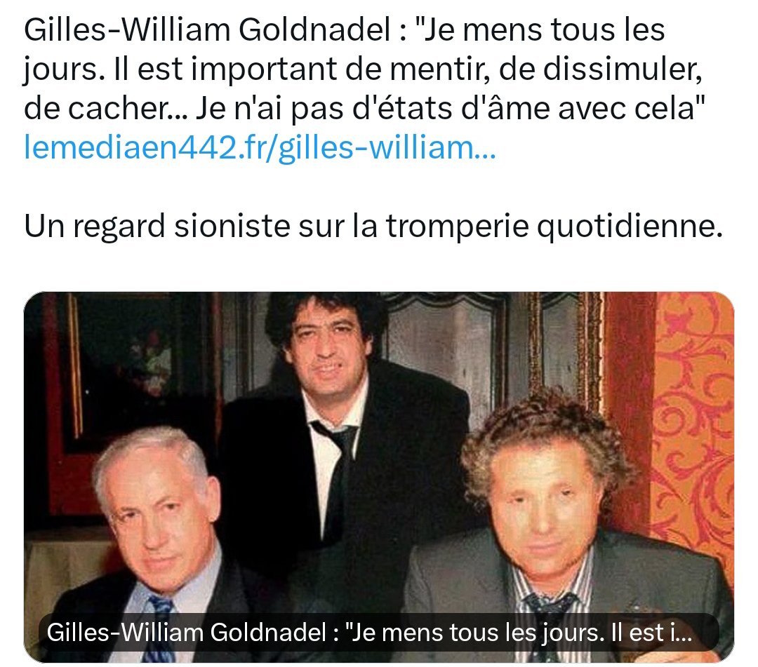 Lilllipuce's tweet photo. @AlyDiouara @RimaHas Pour rappel : Avocats sans frontières (ASF) est présidée par Gilles-William Goldnadel.

L'Organisation Juive Européenne (OJE) : Elle est présidée par Muriel Ouaknine-Melki, qui, concernant le génocide à Gaza, a déclaré : « Israël rend service, aux Palestiniens, et à l'humanité ». https://t.co/oMMcrcjuR0