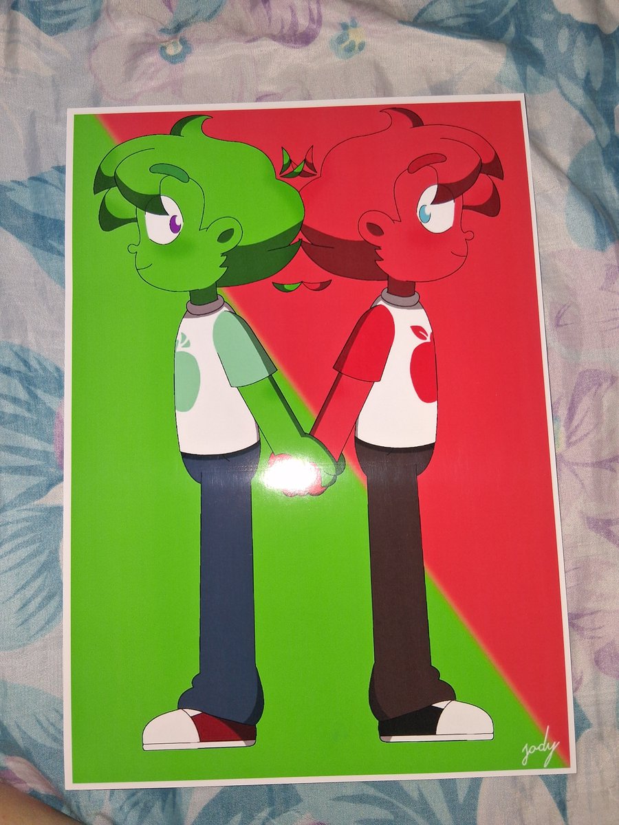 JadyellySparkle's tweet photo. O desenho que eu tinha feito no digital e imprimi e deu de presente para o @Torajo_yt, lá no show em Maceió.

#mundotorajo #brunogemim #torajo🍏 #morajo🍎 https://t.co/k6f70G5hQs