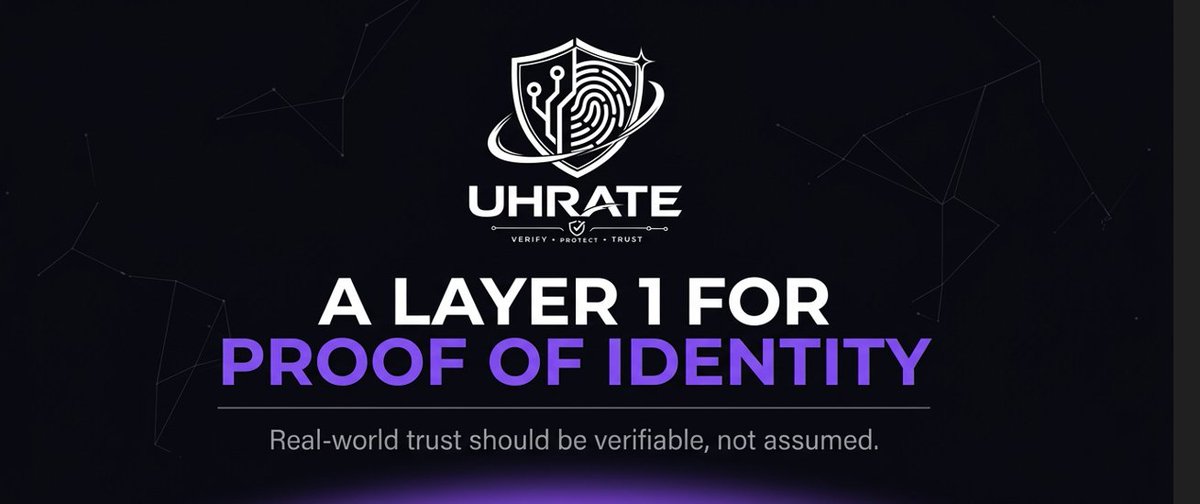 uhrate_official's tweet photo. Why UHR matters

AI-generated content, deepfakes, altered documents and digital fraud are making online trust harder than ever.

UHRATE is building a decentralized notary layer for the digital world — a network where files can receive permanent, immutable proof of existence, ownership and authenticity.

The UHR token is designed to power that ecosystem: • Pay less for identity registration with UHR • 10% of UHR fees are designed to be burned • 20% of platform revenue is designated for quarterly buybacks and burns • Built on BNB Smart Chain for accessible participation

The ongoing presale offers UHR at $0.01, compared with the stated $0.02 listing price.

Learn more and participate through the official page: https://t.co/4Yl1f5hq4U

Verify the official contract before every transaction. Crypto purchases carry risk; do your own research.

@uhrate_official

#UHRATE #DigitalIdentity #Authenticity #Presale