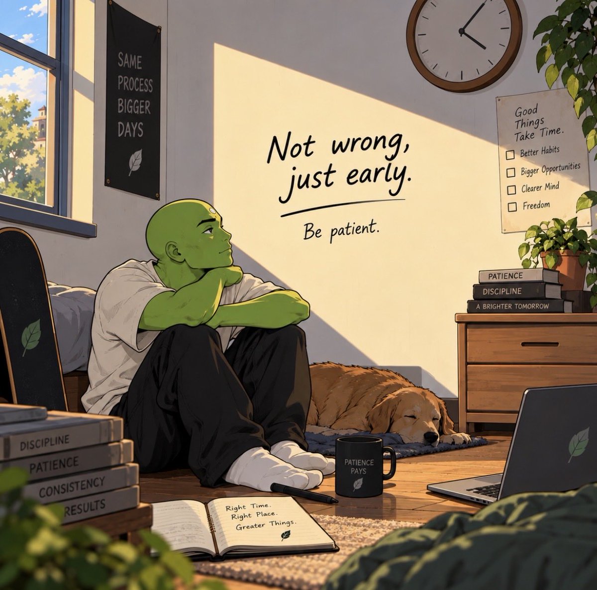 frickers's tweet photo. “Patience is Undervalued” by Vlad Tenev.

$PATIENCE on Robinhood. 🌱

Just ape 100$ and forget about it. Come back to this within a week, literally a no brainer

0x972d93A9c0567Fea943Ff233fb9d4293247BEDcb https://t.co/tfjapgoFcg