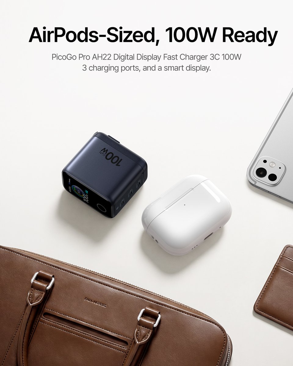 Baseus_Global's tweet photo. A smarter way to charge. β‘
Baseus PicoGo Pro AH22 is now available with 100W power, 3-port charging, and smarter battery care built in.
π https://t.co/GY6Le4nc5M
#Baseus #BaseusPicoGo #BaseusPicoGoPro #BaseusCharger #iphone18 #FastCharging #Tech https://t.co/4bJnsb3jlc