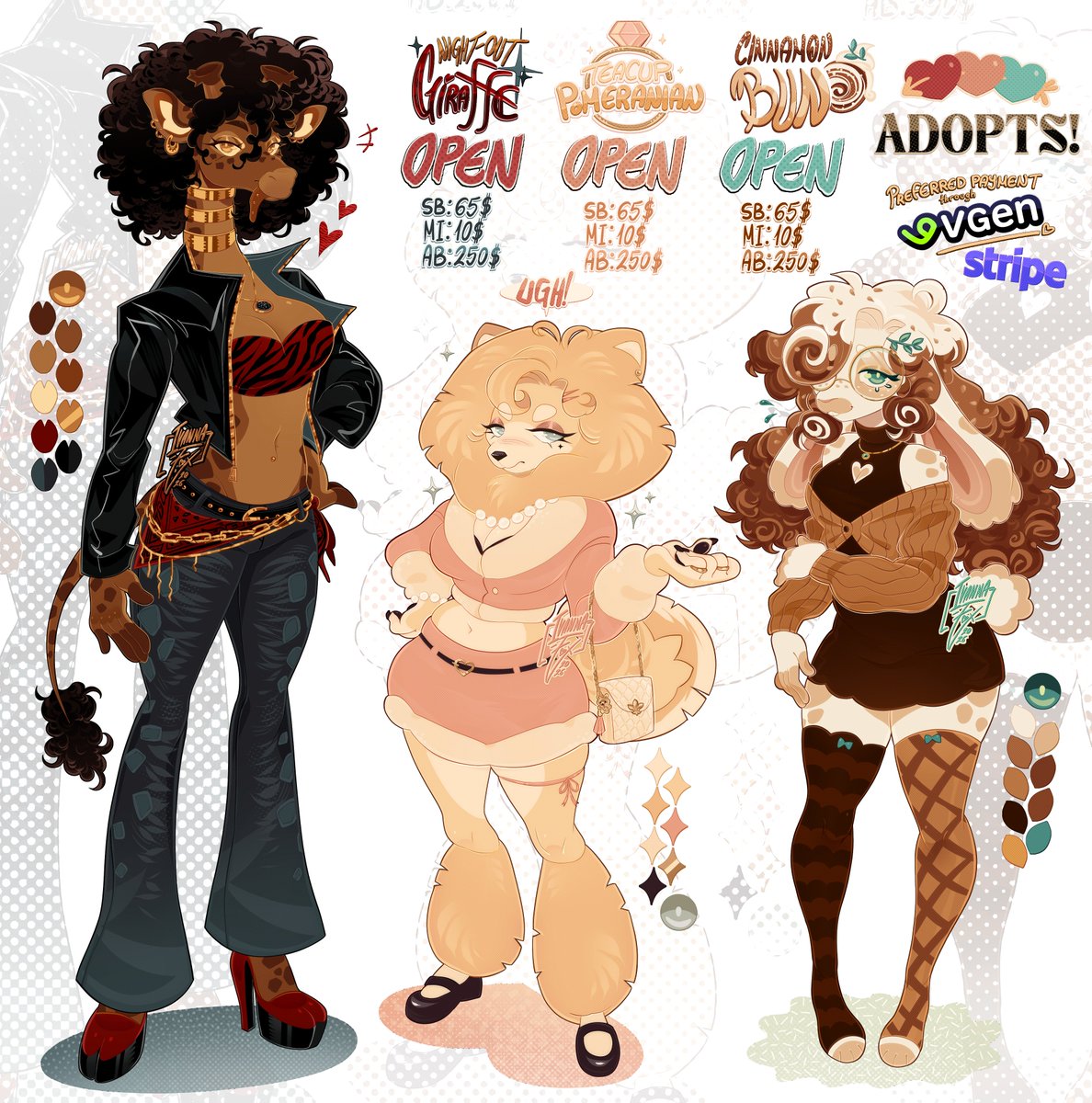 Ivanna_Fox's tweet photo. Some more lovely gals are up for adopt! ദ്ദി(｡•̀ ,<)~✩‧₊
#furryadopt #adoptable #furryartㅤㅤㅤ https://t.co/rEzOrpkgNI