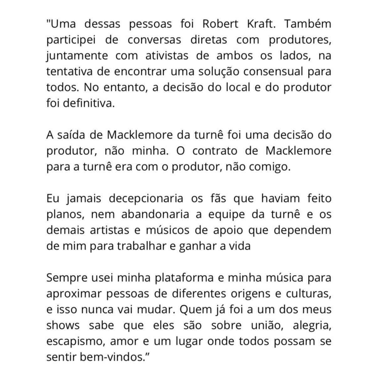 updatecharts's tweet photo. Ed Sheeran NEGA que tenha partido dele a decisão de REMOVER Macklemore da turnê e explica por que NÃO se posiciona publicamente sobre o conflito entre Israel e Palestina:

“A saída de Macklemore da turnê foi uma decisão do produtor, não minha […] Não sou cúmplice. Tenho minhas opiniões pessoais sobre esse conflito devastador […] Quem vai aos meus shows não espera encontrar um fórum político.”