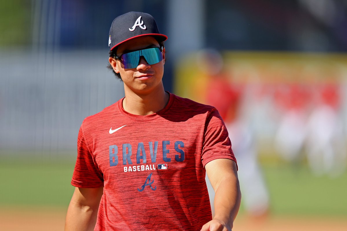 CrosbyBaseball's tweet photo. #Braves prospects in the AFL this year:
SS Tate Southisene
OF Isaiah Drake
OF Owen Carey
LHP Tanner Bauman
RHP Owen Hackman
RHP Tyler LaPorte
LHP Briggs McKenzie
RHP Logan Samuels https://t.co/jfmpUKBMoS