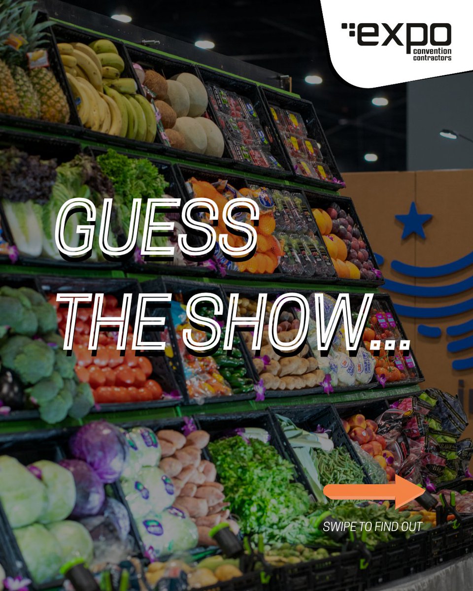 ExpoCCI's tweet photo. Think you can guess the show before the last slide?👀🍴
 
Here are your clues: flavors from around the world, and a show floor you definitely shouldn’t walk through hungry.🤤
 
Any guesses? Leave a comment below! 
 
Swipe to the end to see if you got it right!➡️
#ExpoCCI https://t.co/CjcGQtLplI