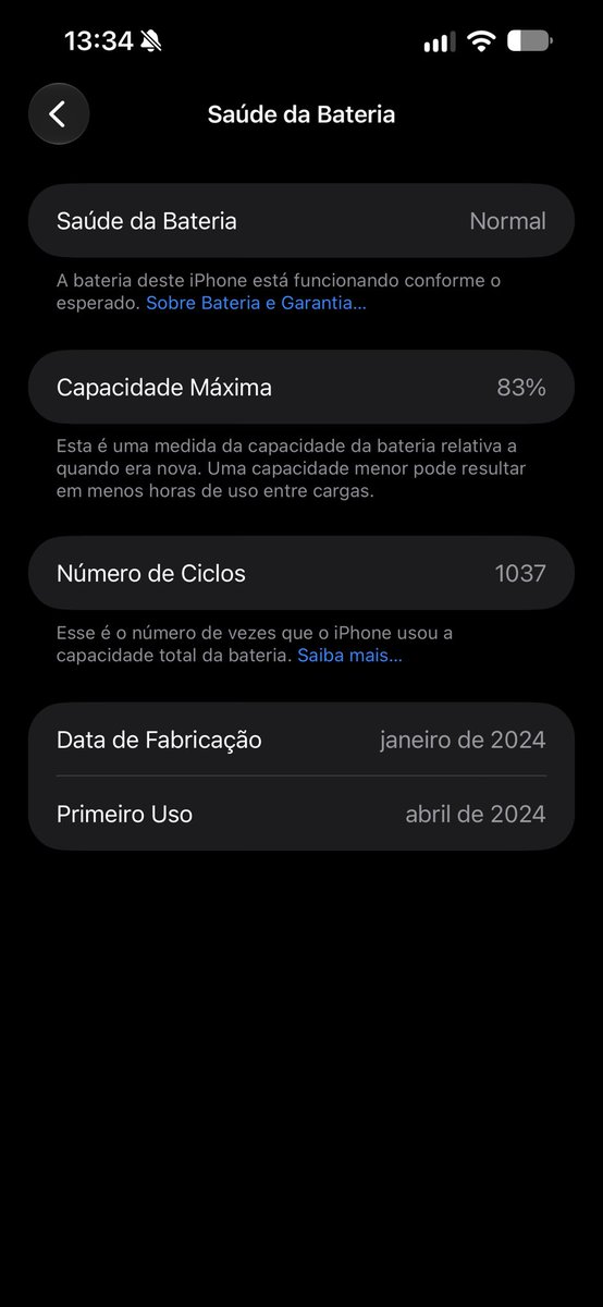 victormoraessx's tweet photo. @oneuios In fact, my battery went up, it was at 79 and after the update it increased to 83 https://t.co/AxNMqZXEGN