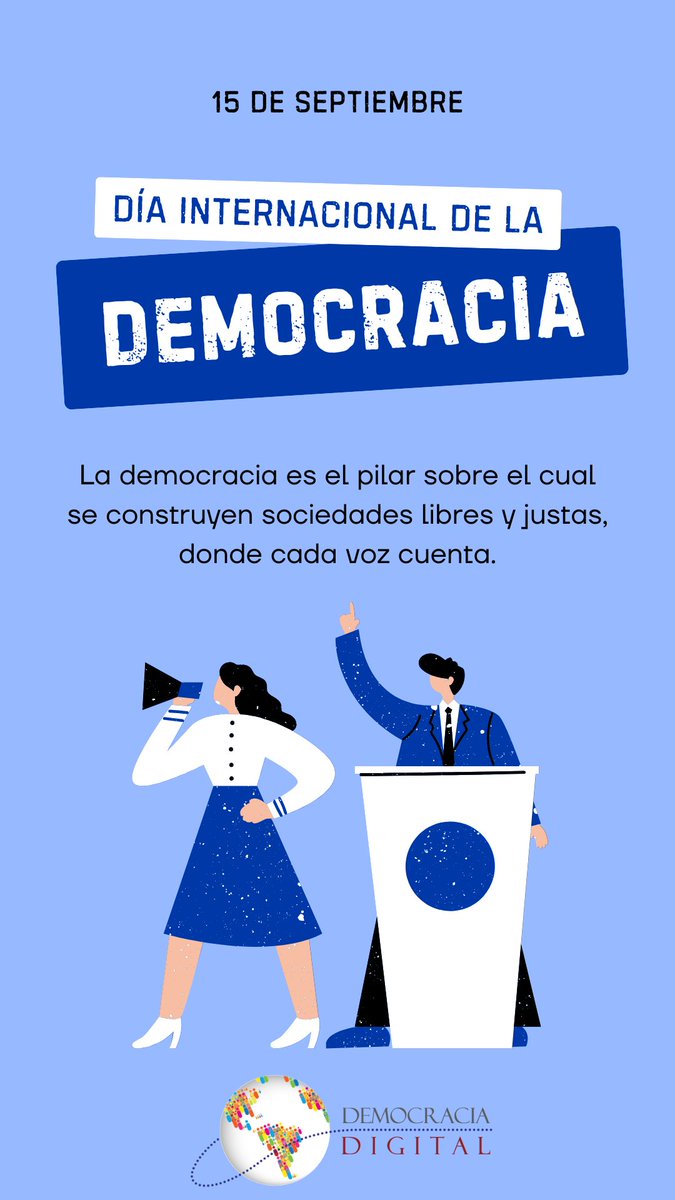 ddintorg's tweet photo. Hoy destacamos nuestro compromiso con la promoción del uso responsable de las tecnologías digitales y emergentes para avanzar hacia sociedades más libres, transparentes e inclusivas; que sirvan a la humanidad e incidan favorablemente en la #democracia.
#DemocraciaDigital #15sept https://t.co/wyd2Lg2EQc