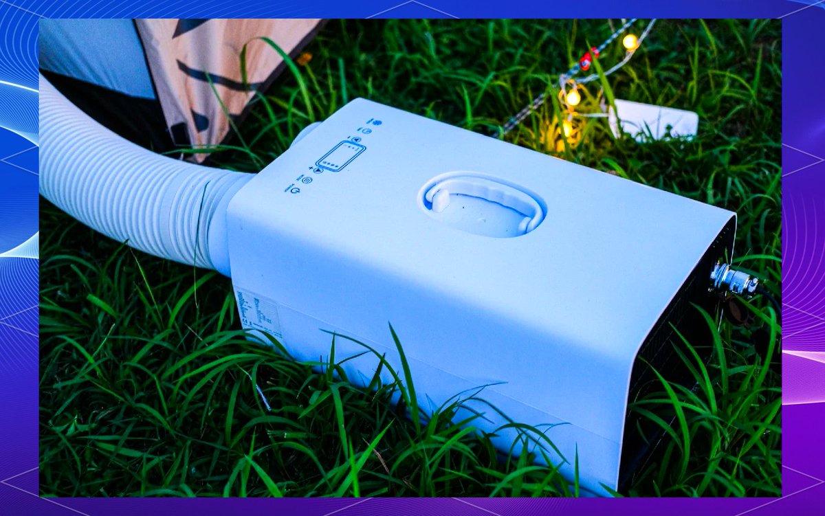 enigmainsoluto's tweet photo. Tried the new portable outdoor air cooler today — lightweight, cools my campsite instantly, and uses way less power than a regular AC. Game-changer for weekend getaways! https://t.co/jdB2Vptiqo